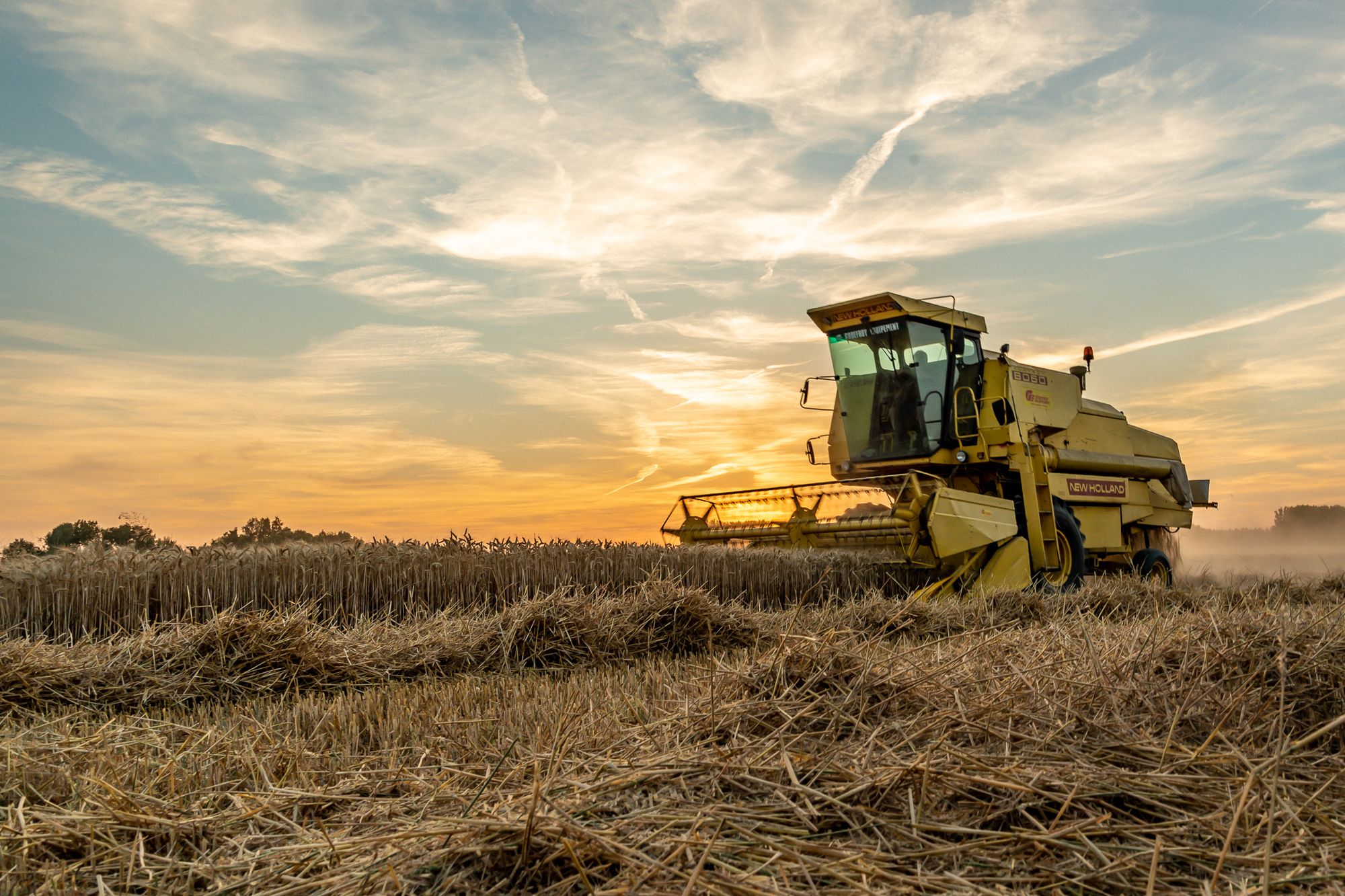 How to use the connected weather during the harvest?